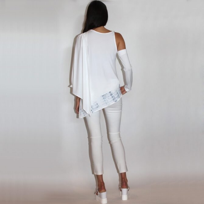 One shoulder blouse ST-8324