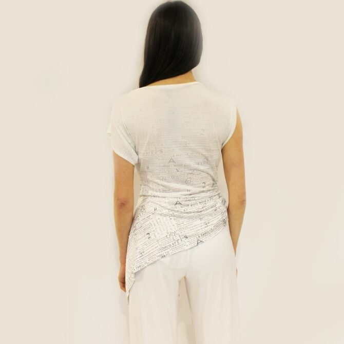 One shoulder blouse ST-8324