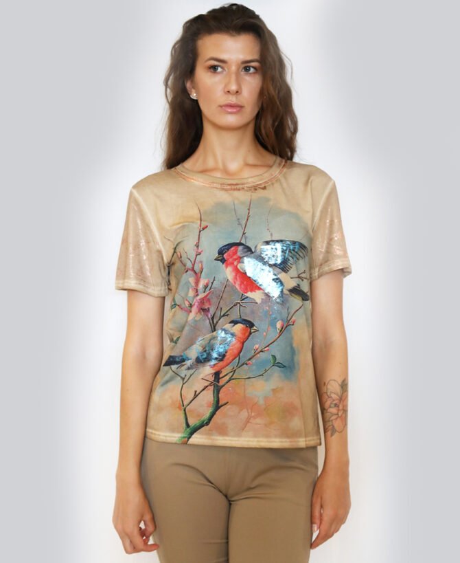 Birds Print T-short ST-667