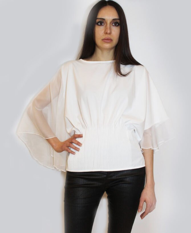 Gathered Waist Blouse ST-786