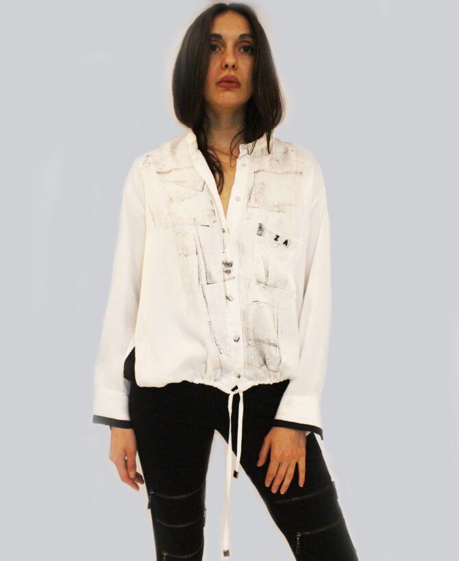 Print blouse ZA B-0905