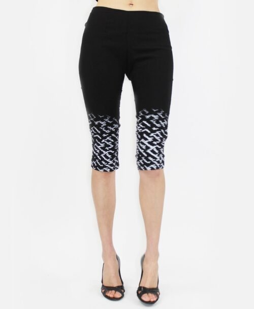 Printed Bottom Capris SP-7866