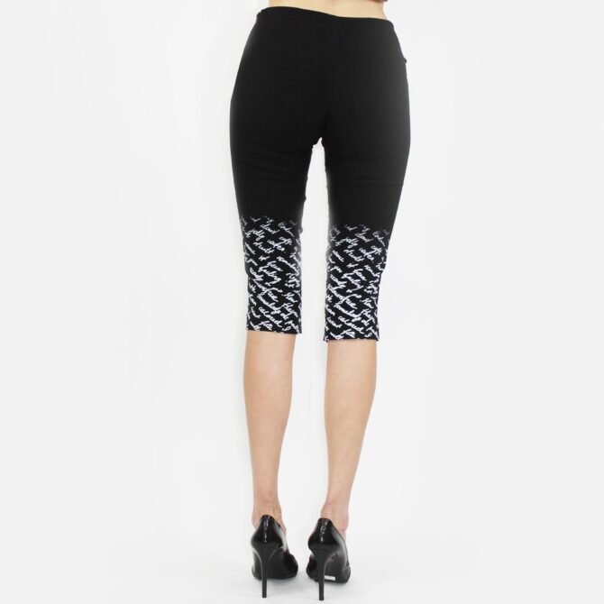 Printed Bottom Capris SP-7866