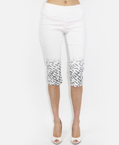 Printed Bottom Capris SP-7866