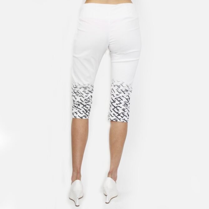 Printed Bottom Capris SP-7866