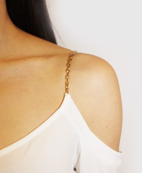 Cold-Shoulder Bell Sleeve Top ST-703