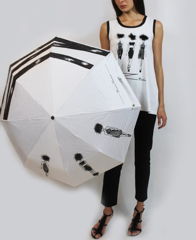 Walking Girl Umbrella U-74