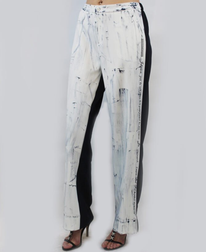 White front navy back pants SP-764