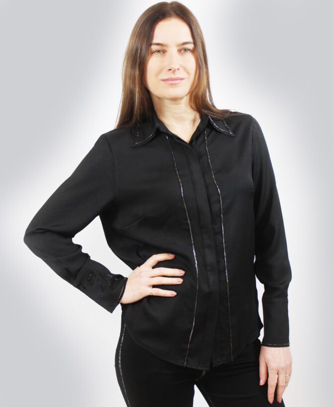 ZA Cuff and Chain Blouse-9863