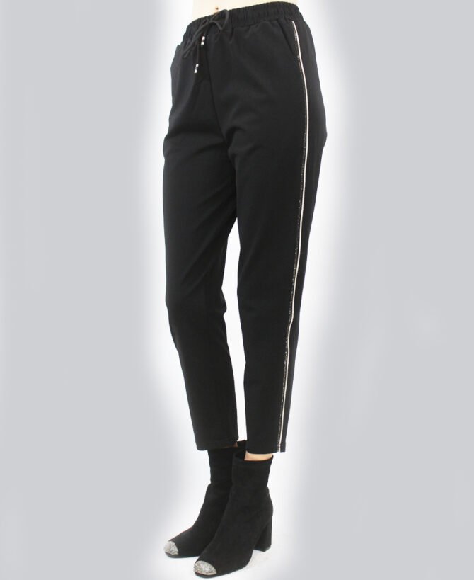 Drawstring pants diamonds side-SP-43