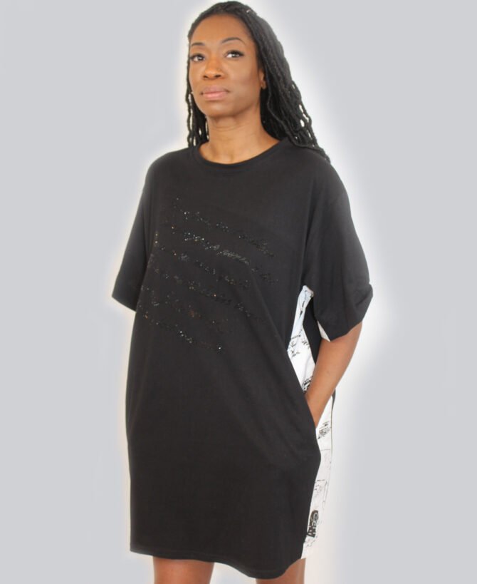 Oversized dress with Belt SL-137