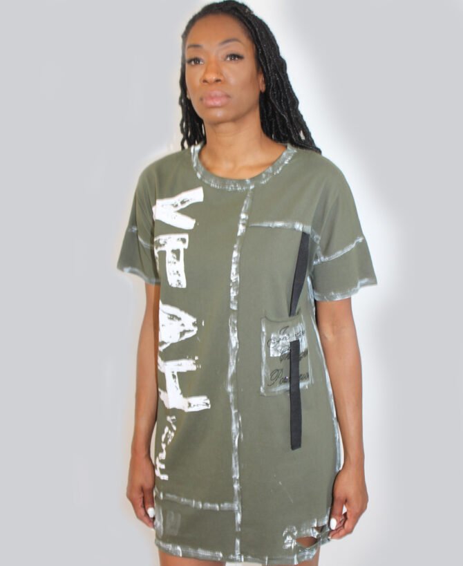 Yeah Yeah Dress-Tee SL-155