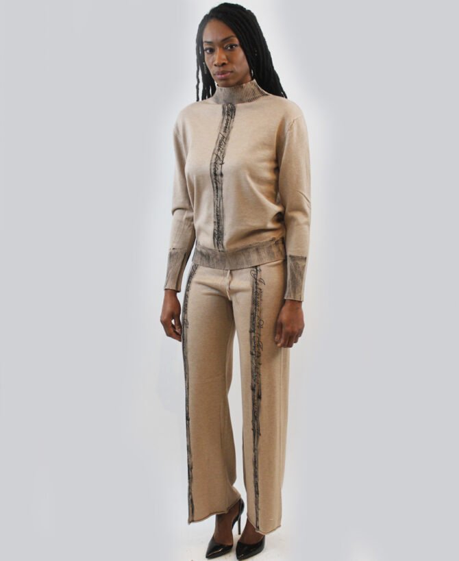 Two piece sweater set with detailing SL-27