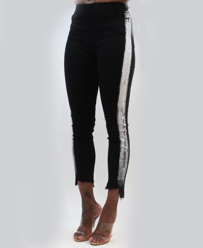 White paint side pants SP-01