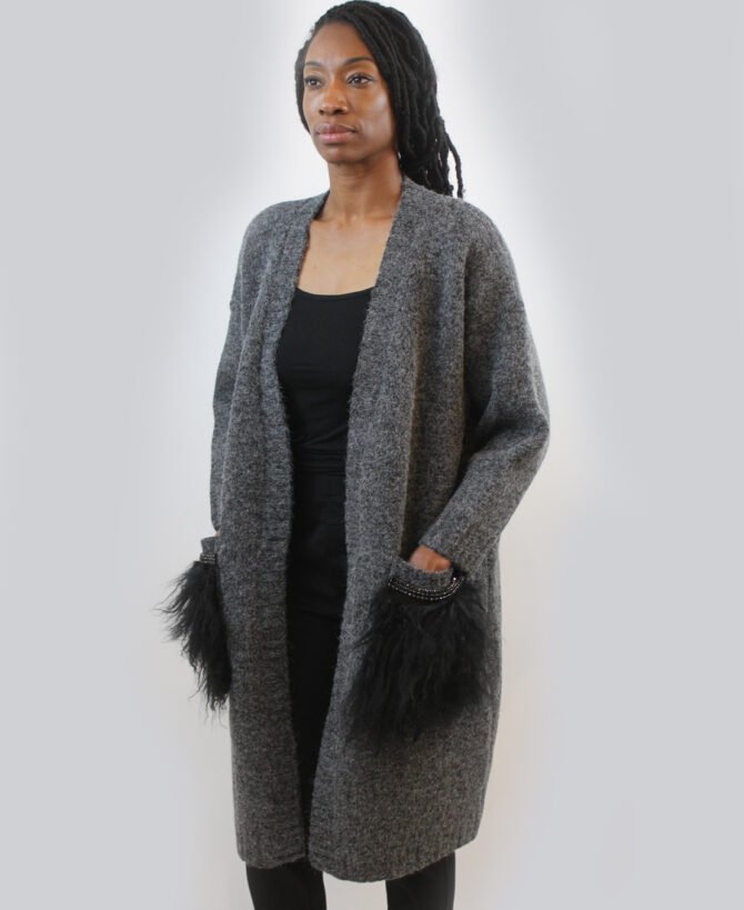 Fur pockets coats SL-248