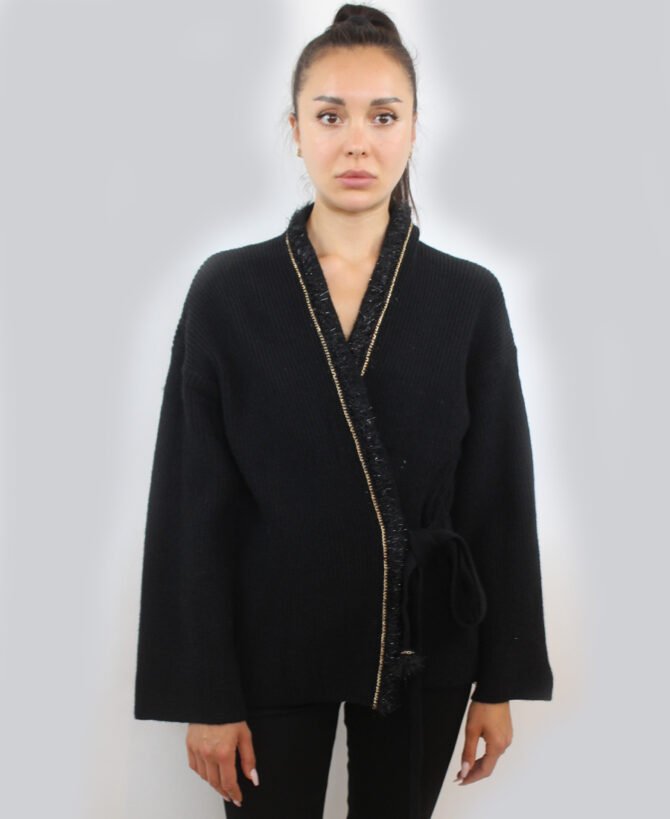 Cardigan with Tie SL-252